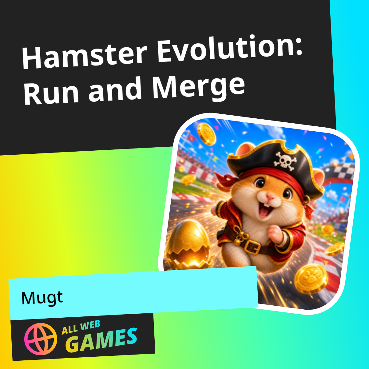 Hamster Evolution: Run and Merge: AllWebGames-da Mugt Onlaýn Oýnaň