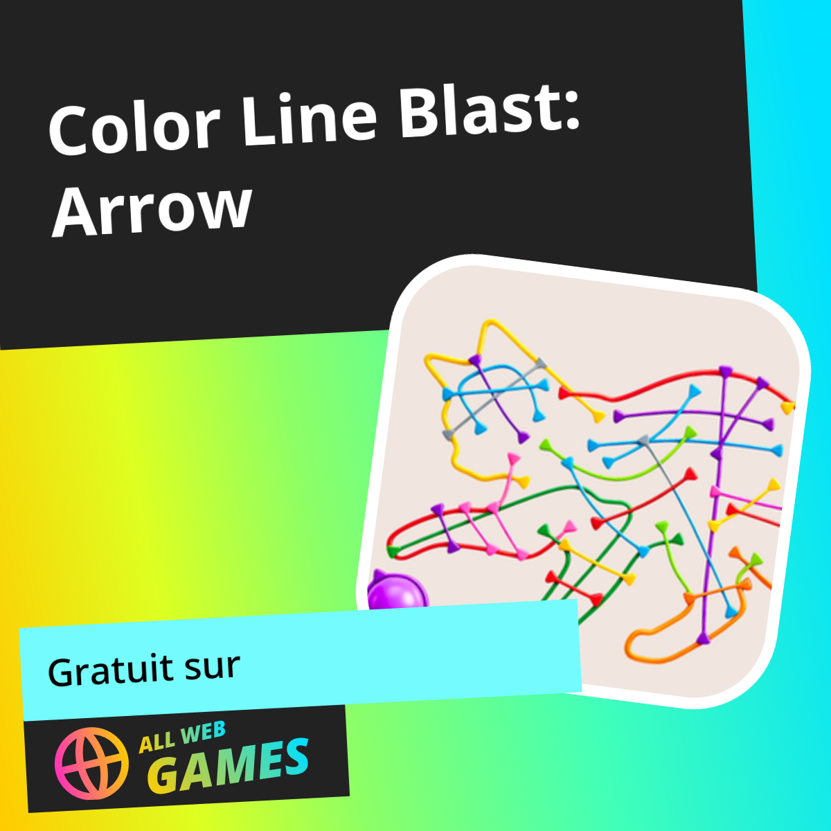 Color Line Blast: Arrow: Jouez en ligne gratuitement sur AllWebGames
