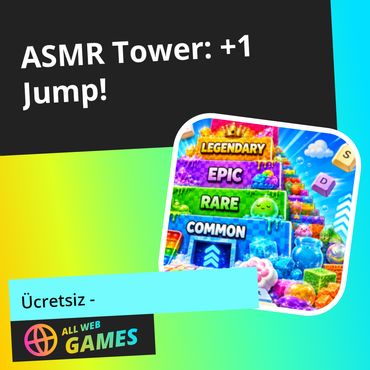ASMR Tower: +1 Jump!: AllWebGames'da Ücretsiz Çevrimiçi Oyna